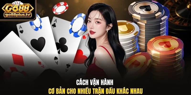 Cách vận hành cơ bản cho nhiều trận đấu khác nhau