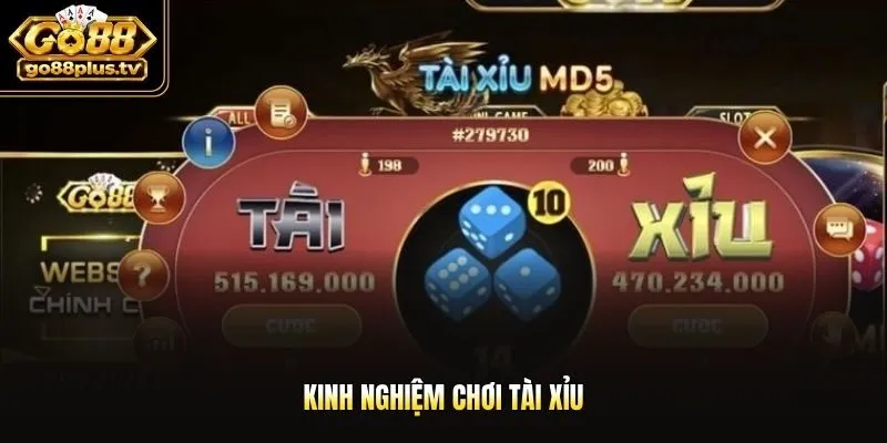 kinh nghiệm chơi Tài Xỉu
